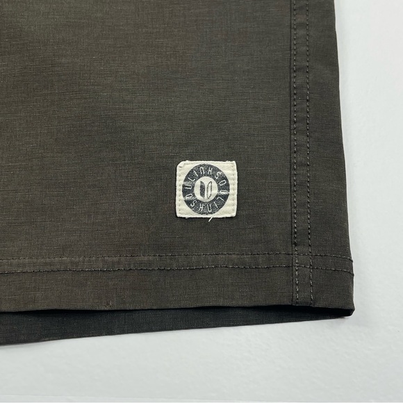 LINKSOUL Men's Shorts Elastic Waist Brown/Gray Stretch Faded Look Size XL - Picture 3 of 10